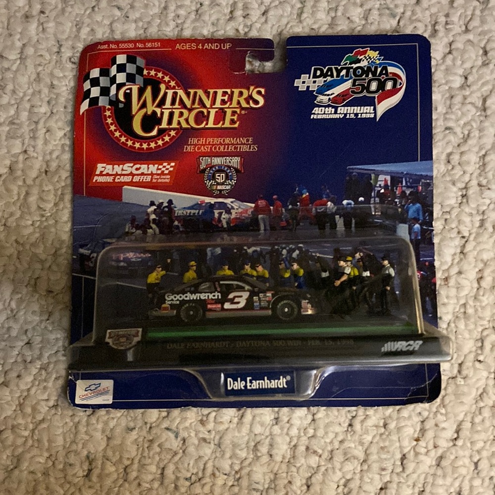 Winners Circle 1998 Dale Earnhardt Sr Pit Road Daytona 500 celebration